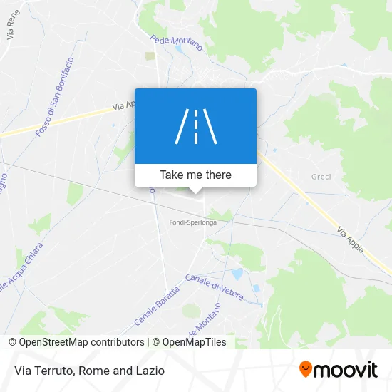 Terruto Street map