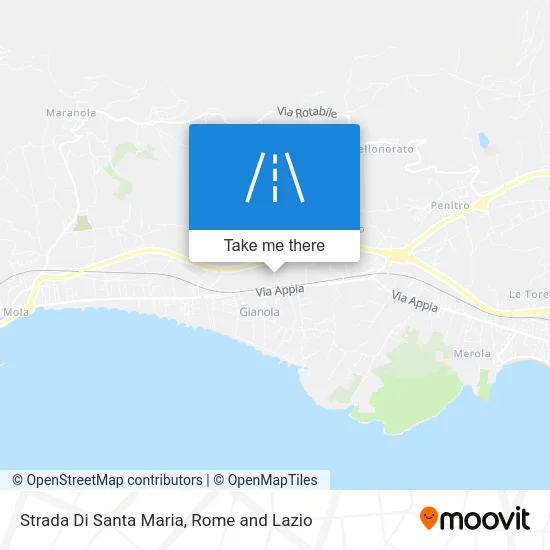 Santa Maria Street map
