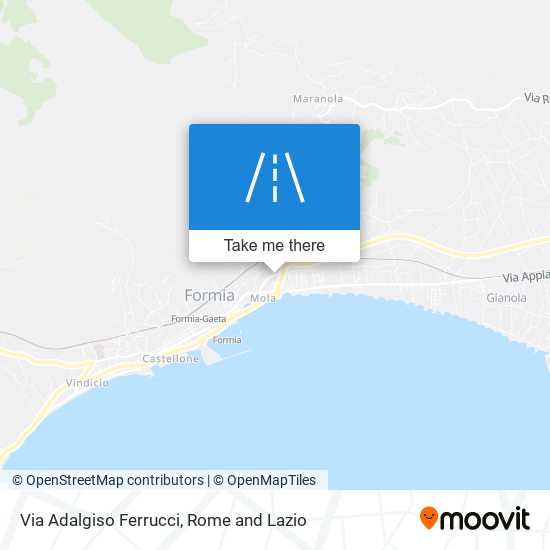 Via Adalgiso Ferrucci map