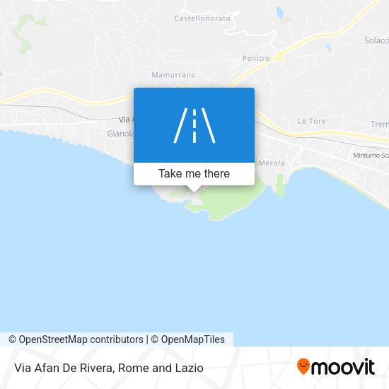 Via Afan De Rivera map
