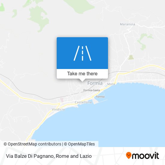 Via Balze Di Pagnano map