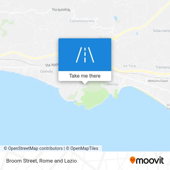 Broom Street map