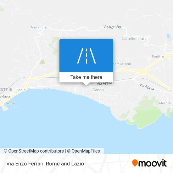 Enzo Ferrari Street map