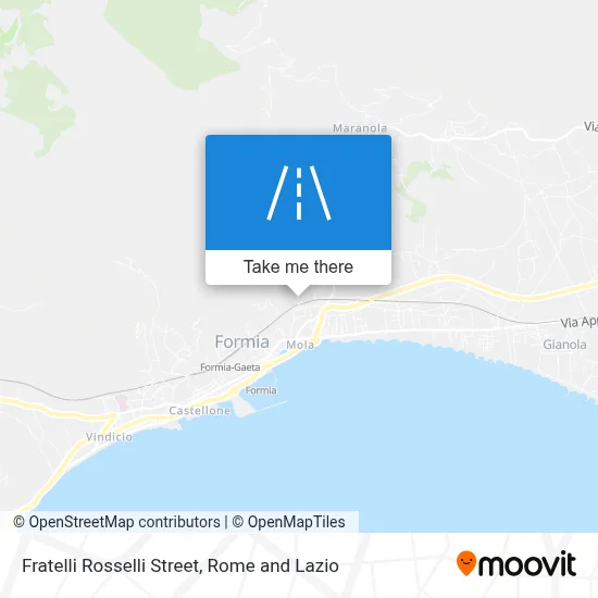 Fratelli Rosselli Street map