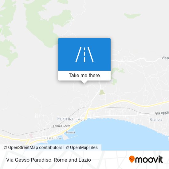 Via Gesso Paradiso map
