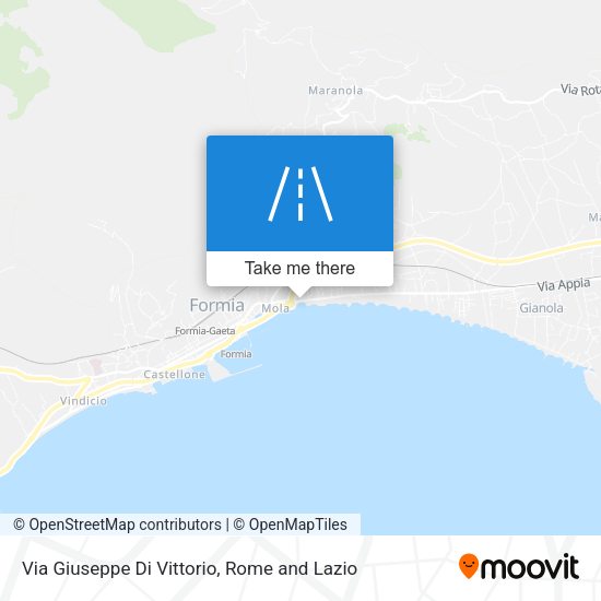 Via Giuseppe Di Vittorio map