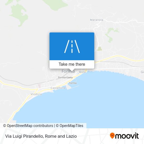 Via Luigi Pirandello map