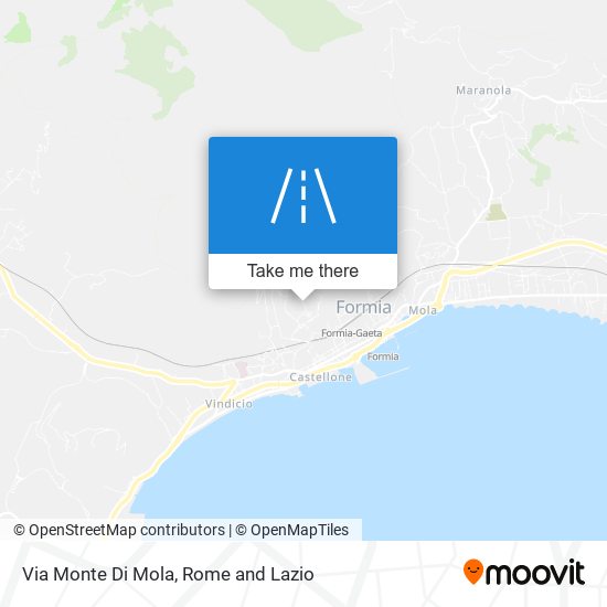 Via Monte Di Mola map