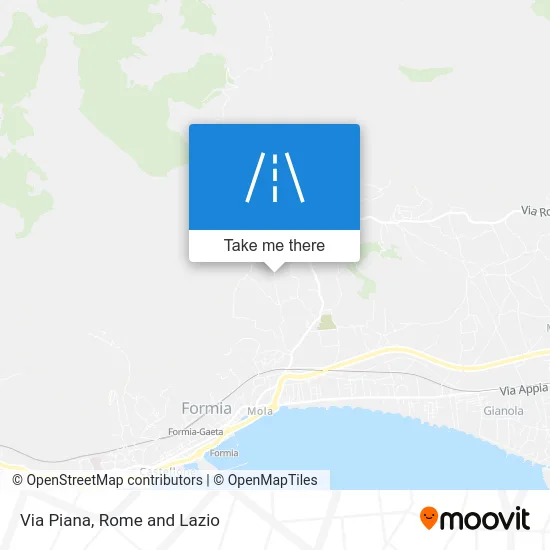 Piana Street map