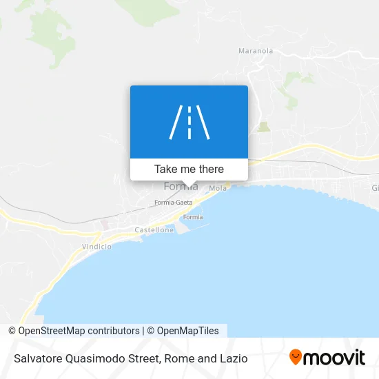 Salvatore Quasimodo Street map