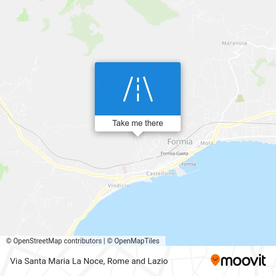 Santa Maria La Noce Street map