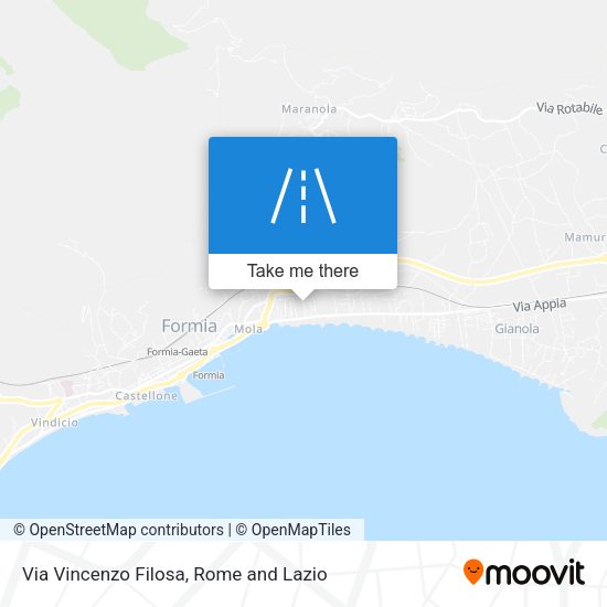 Via Vincenzo Filosa map