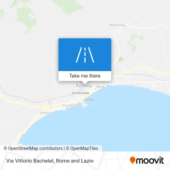 Vittorio Bachelet Street map