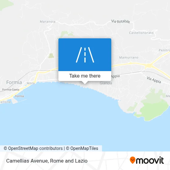 Camellias Avenue map