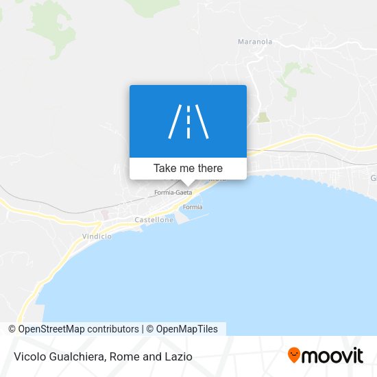 Vicolo Gualchiera map