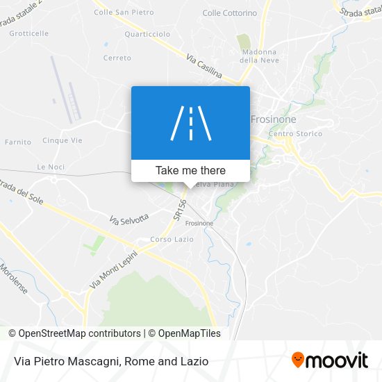 Via Pietro Mascagni map