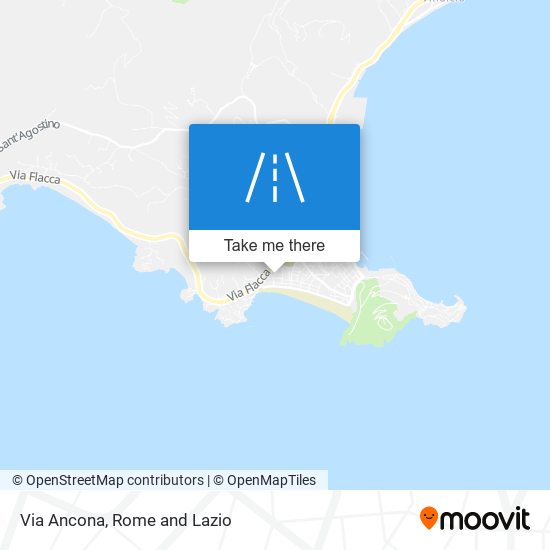Via Ancona map