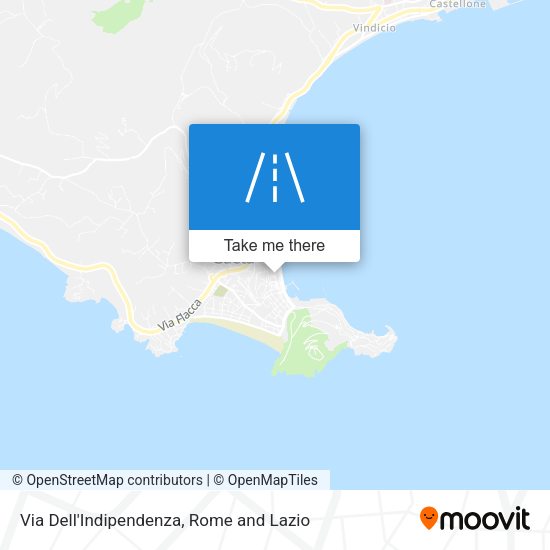 Via Dell'Indipendenza map