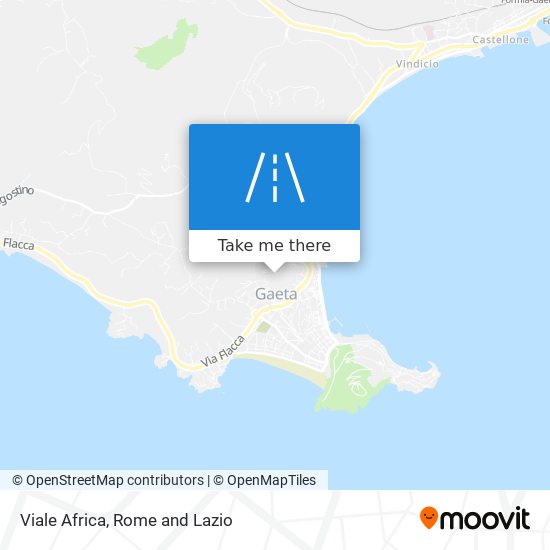 Viale Africa map