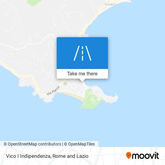 Vico I Indipendenza map