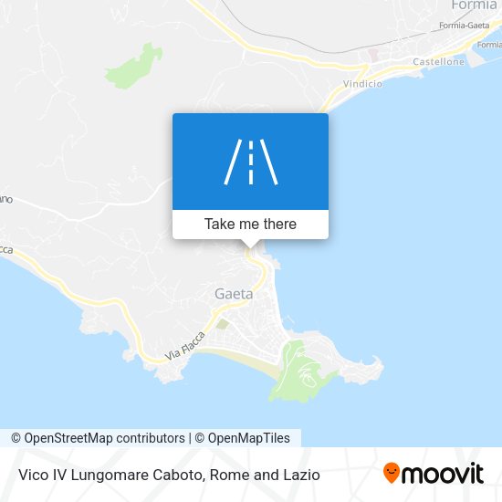 Vico IV Lungomare Caboto map