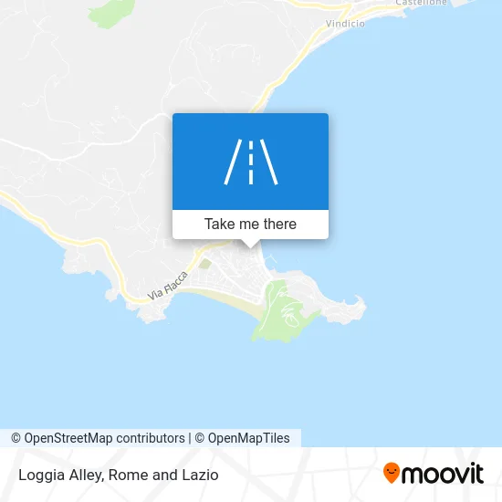 Loggia Alley map