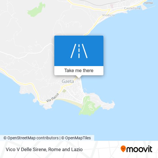 Vico V Delle Sirene map