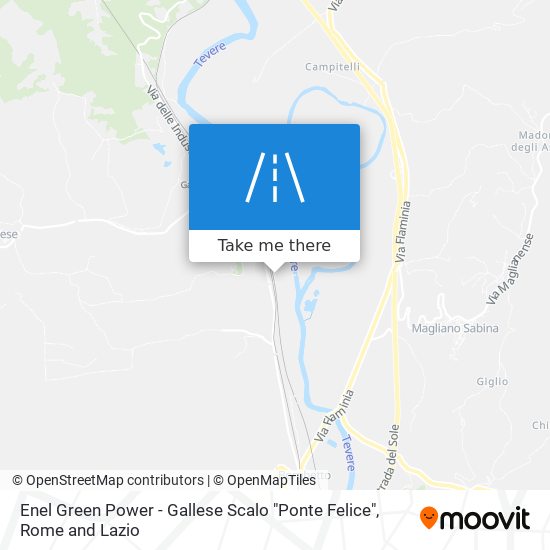 Enel Green Power - Gallese Scalo "Ponte Felice" map