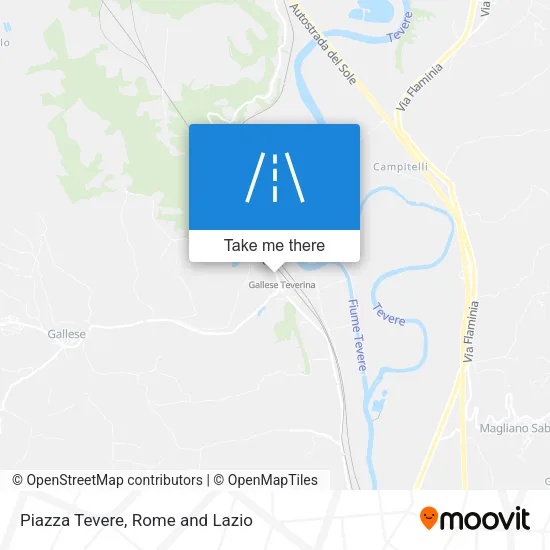 Piazza Tevere map