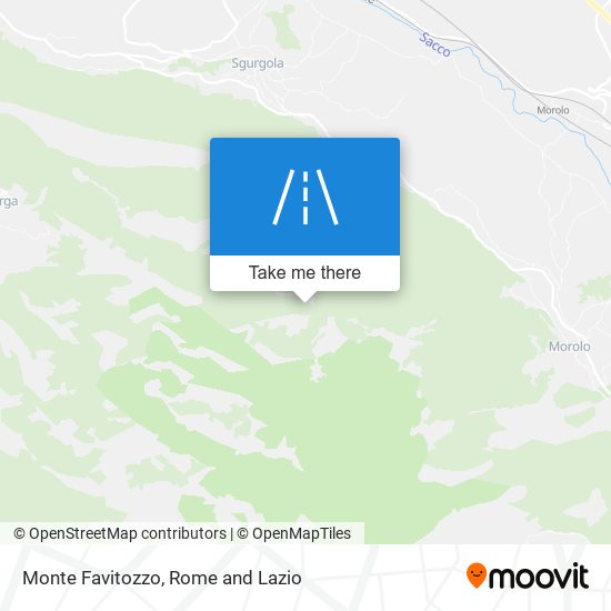 Monte Favitozzo map