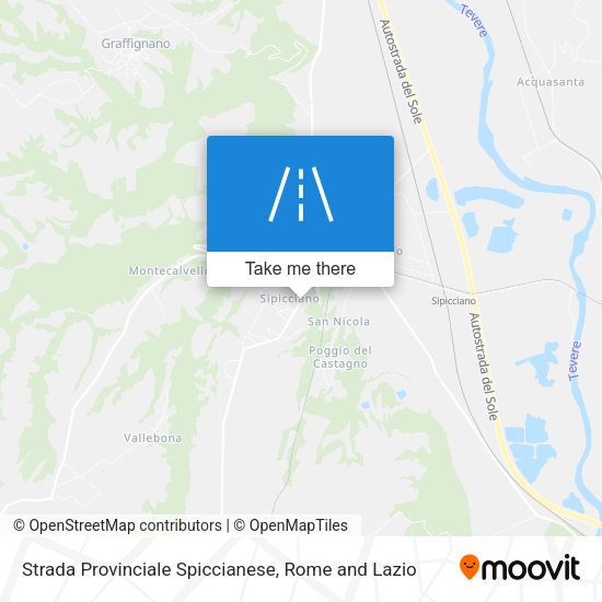 Strada Provinciale Spiccianese map