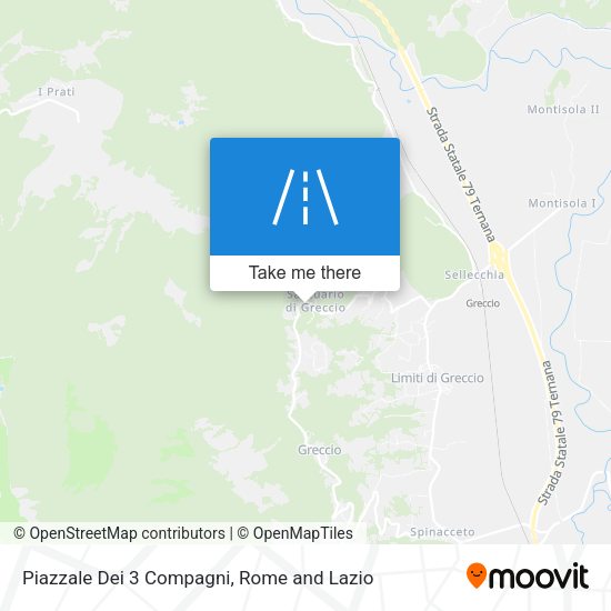 Piazzale Dei 3 Compagni map