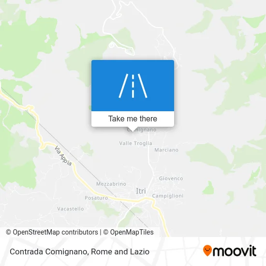 Comignano District map