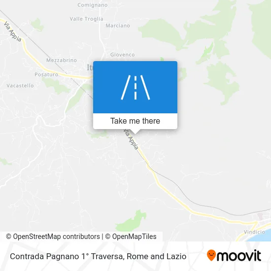Pagnano 1st Traverse map