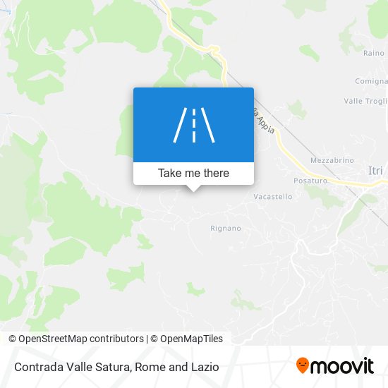 Contrada Valle Satura map