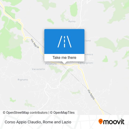 Corso Appio Claudio map