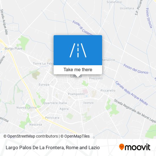 Largo Palos De La Frontera map