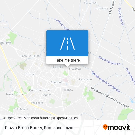 Piazza Bruno Buozzi map