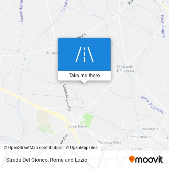 Gionco Road map