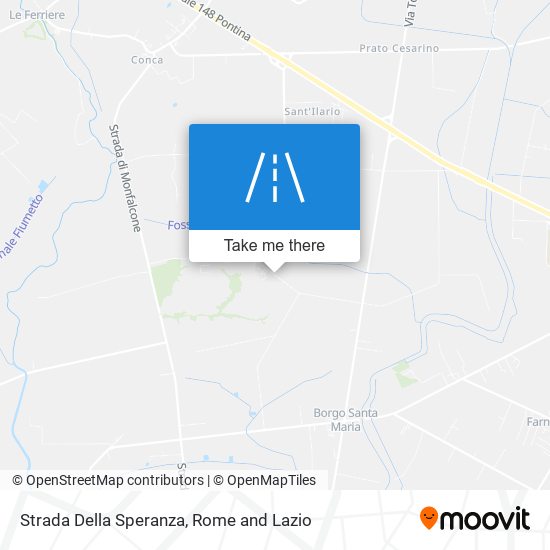 Strada Della Speranza map