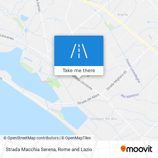 Strada Macchia Serena map