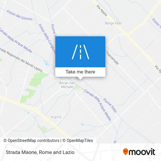 Strada Maone map