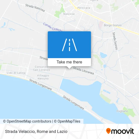 Strada Velaccio map