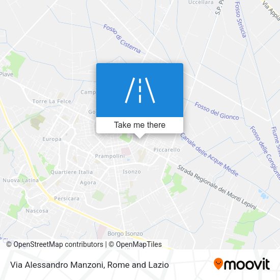 Via Alessandro Manzoni map