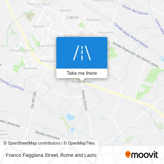 Franco Faggiana Street map