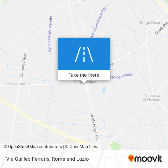 Galileo Ferraris Street map