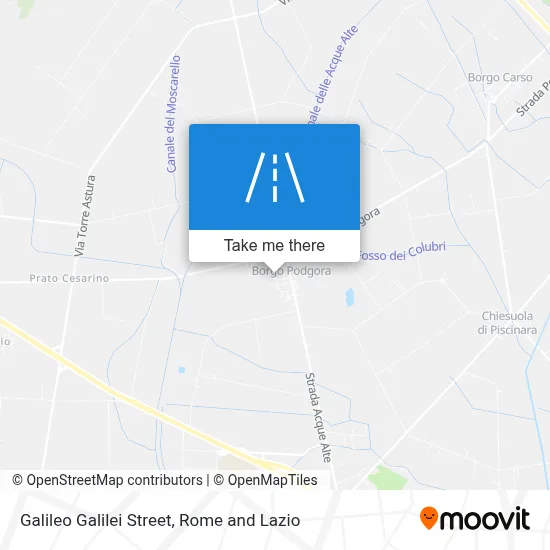 Galileo Galilei Street map