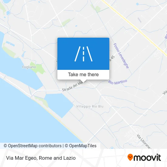 Aegean Sea Street map