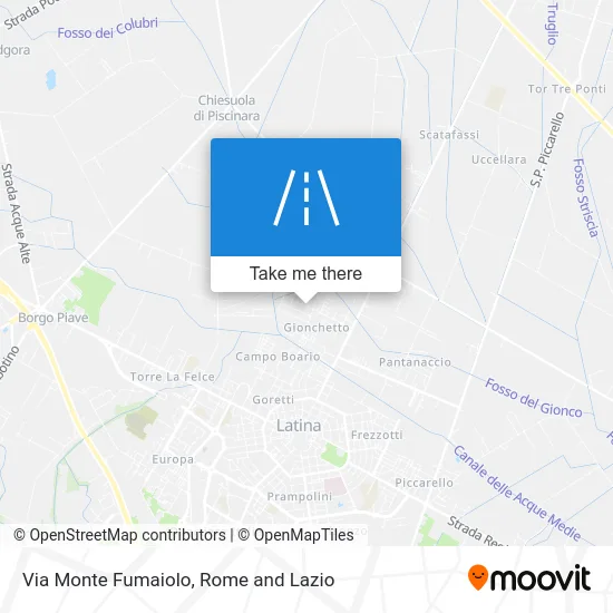 Monte Fumaiolo Street map