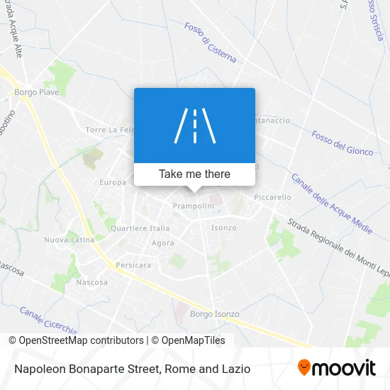 Napoleon Bonaparte Street map